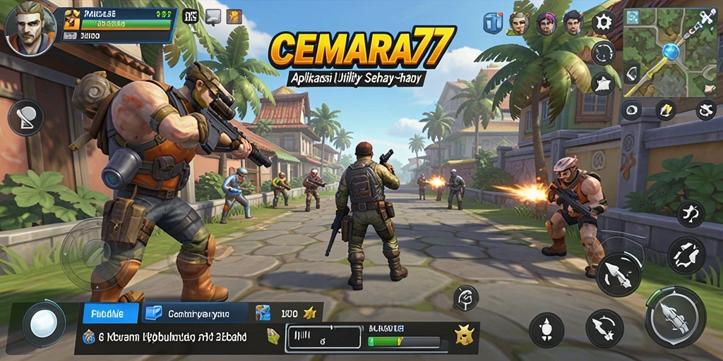 Tampilan antarmuka CEMARA77 yang menarik dan fungsional.