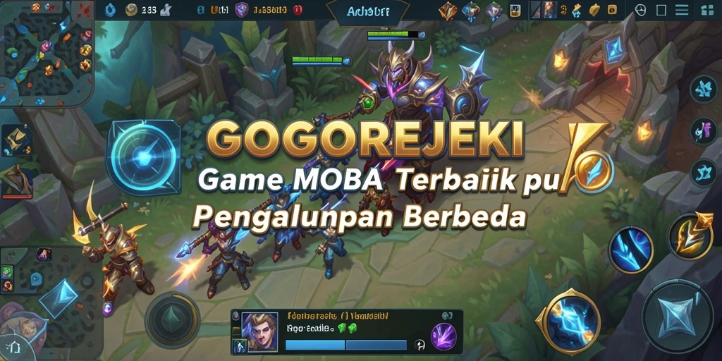 Gameplay GOGOREJEKI yang seru dan mendebarkan di arena pertempuran.