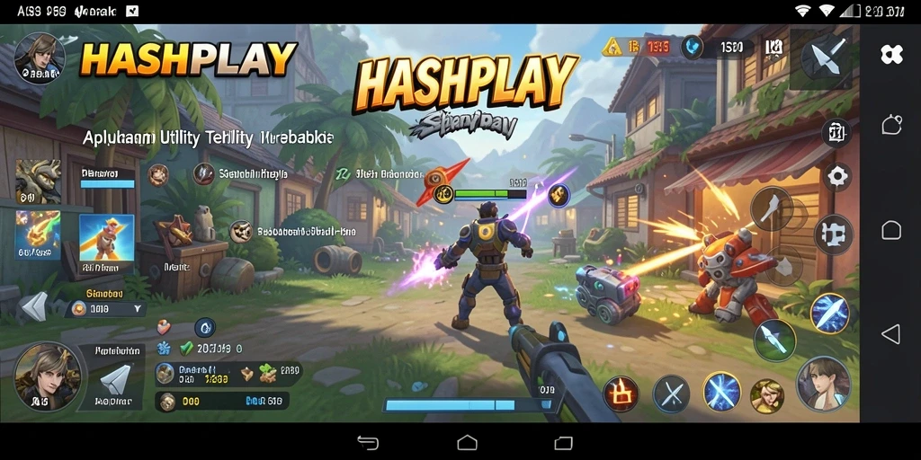 Tampilan utama HASHPLAY dengan fitur canggih untuk kebutuhan utility.