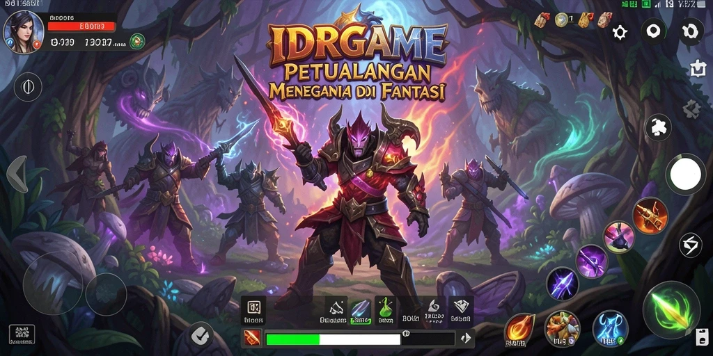 Screenshot menampilkan gameplay seru dan dunia yang memikat dalam IDRGAME.