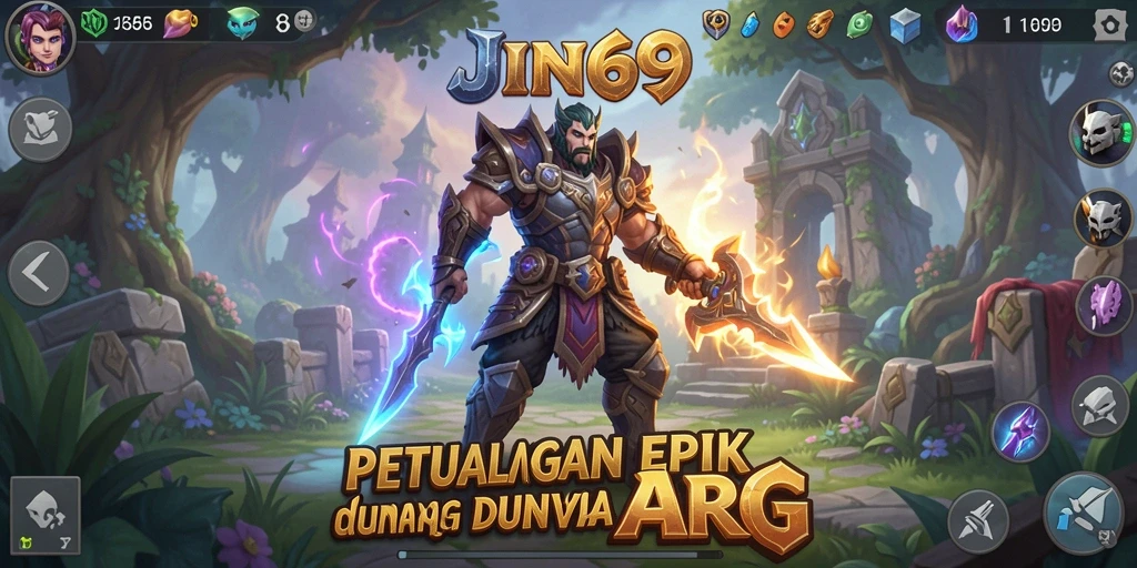 Tampilan gameplay JIN69 yang memukau dan dinamis.