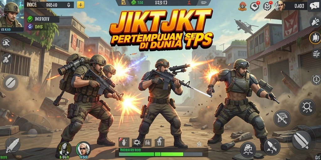 Tampilan gameplay TPS yang mendebarkan dari JKTJKT dengan grafis menawan.