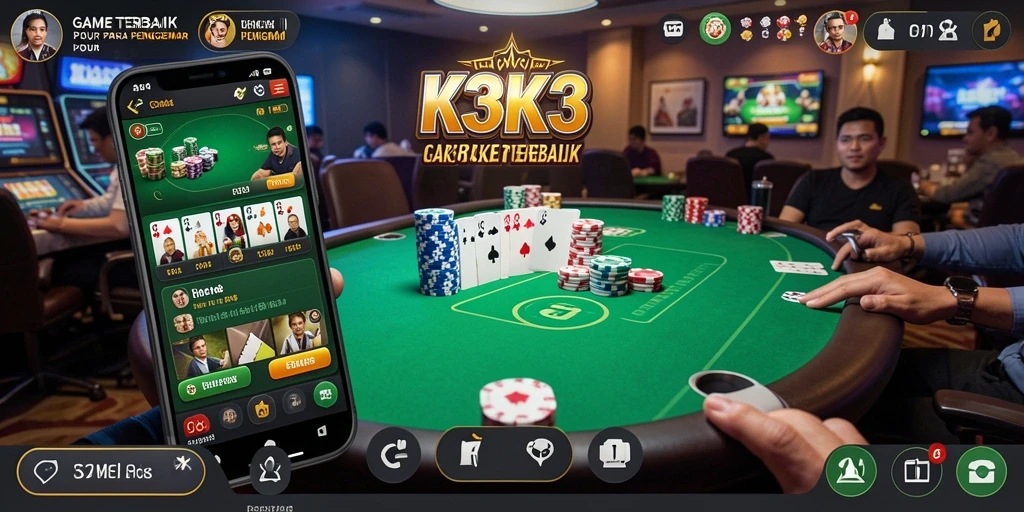 Tampilan gameplay K3K3 yang seru dan interaktif.