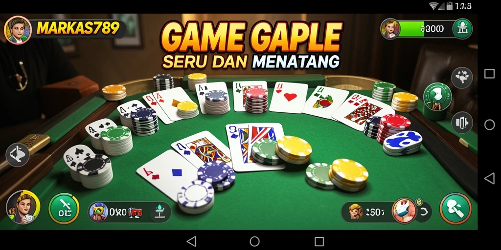 Tampilan gameplay seru dan interaktif dalam MARKAS789.