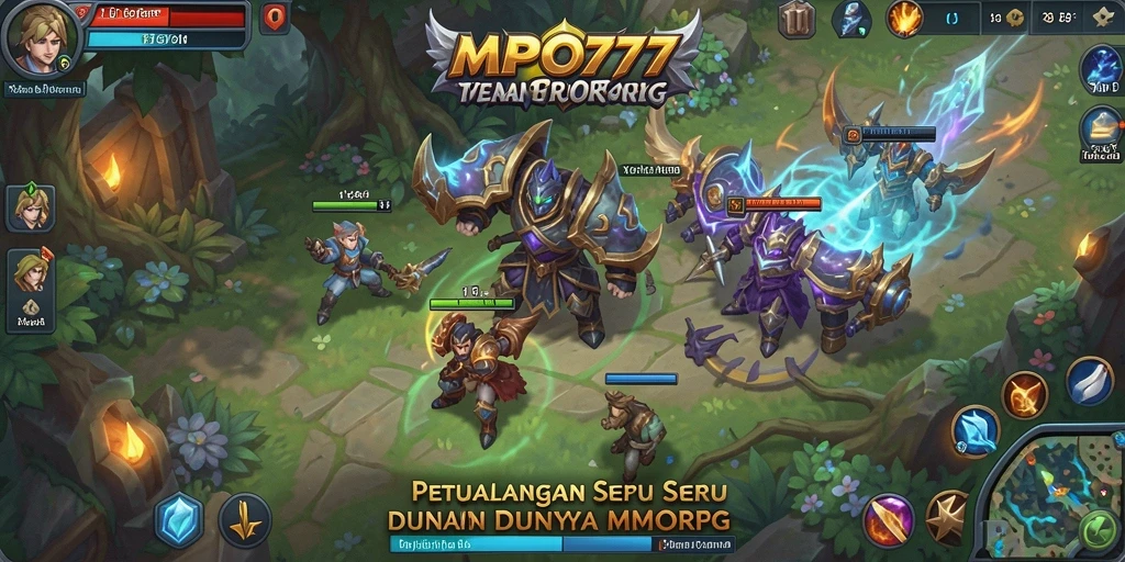 Tangkapan layar MPO777 memperlihatkan aksi seru dalam pertempuran MMORPG.