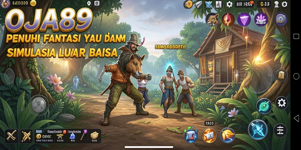 Tampilan gameplay OJA89 yang memukau dalam simulasi.