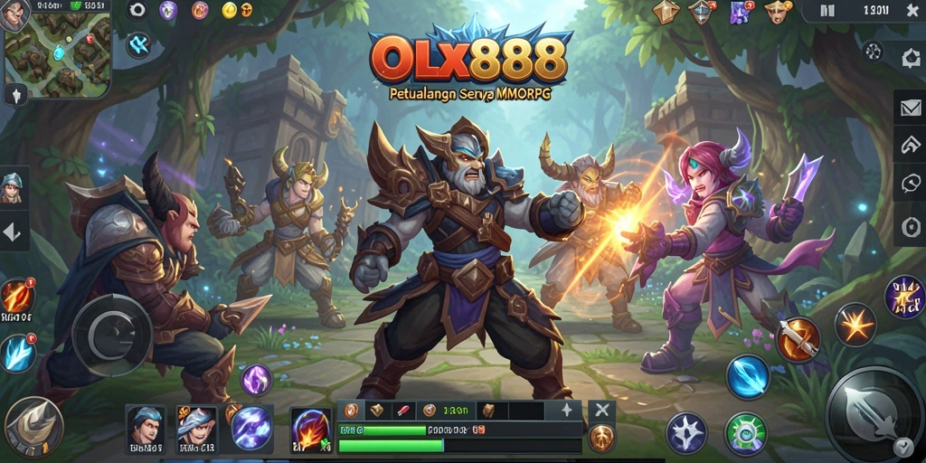 Gameplay seru OLX888 dengan grafis memukau dan petualangan menantang.