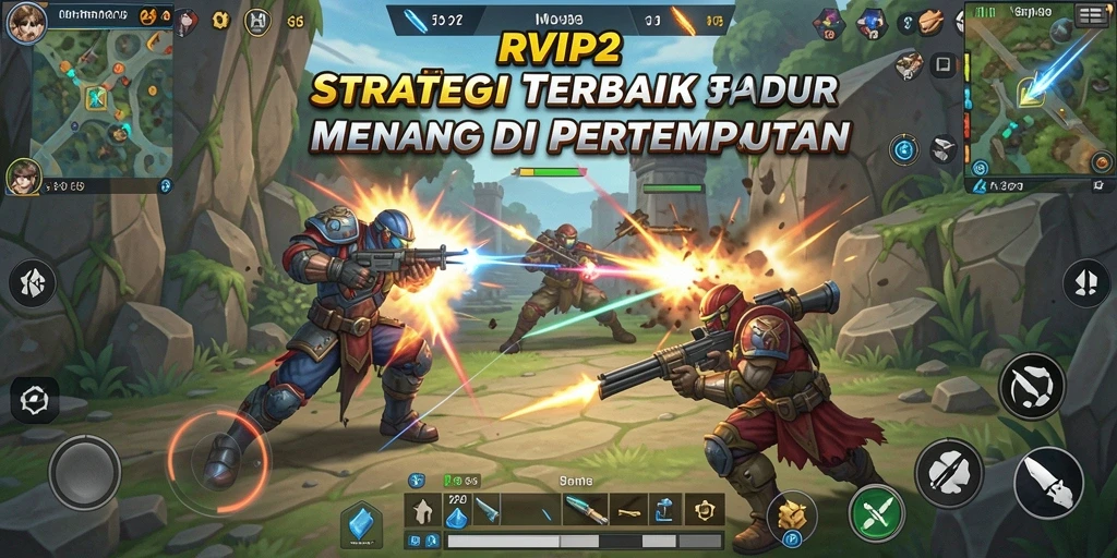 Tangkapan layar gameplay RVIP2 yang menampilkan strategi yang mendebarkan.