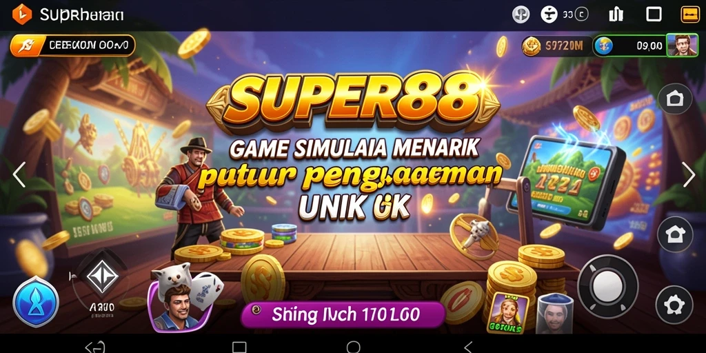 Screenshot gameplay <strong>SUPER88</strong> menampilkan interaksi sosial yang menarik.